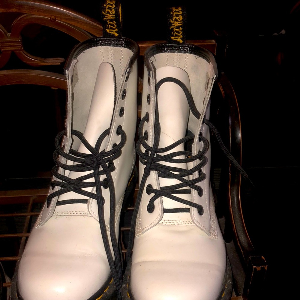 White and black Dr. Martin